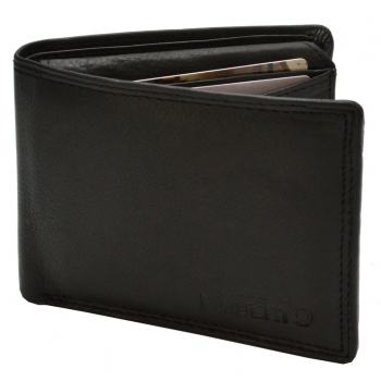 RFID Schutz Links Händergeldbörse Herren Brieftasche feines Nappaleder von Spirit of Nature